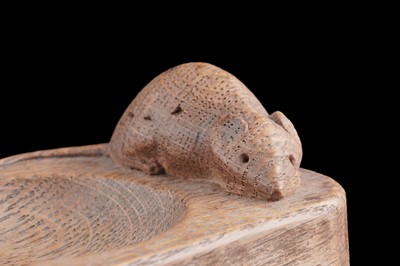 Lot 220 - Robert ‘Mouseman’ Thompson: an oak ashtray