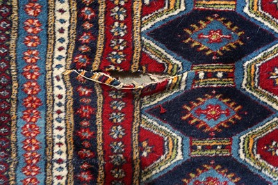 Lot 166 - Two mid-20th Century Pakistani Bokara-style rugs
