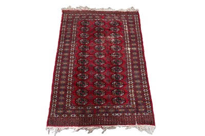 Lot 166 - Two mid-20th Century Pakistani Bokara-style rugs