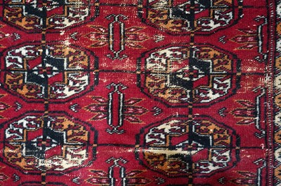 Lot 166 - Two mid-20th Century Pakistani Bokara-style rugs