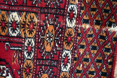 Lot 166 - Two mid-20th Century Pakistani Bokara-style rugs