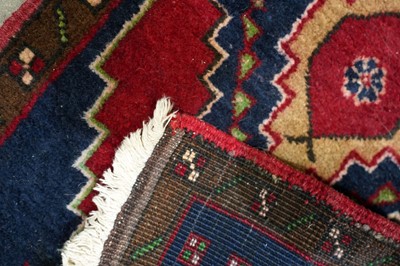 Lot 147 - A collection of hand-woven Turkish woollen prayer mats and a runner