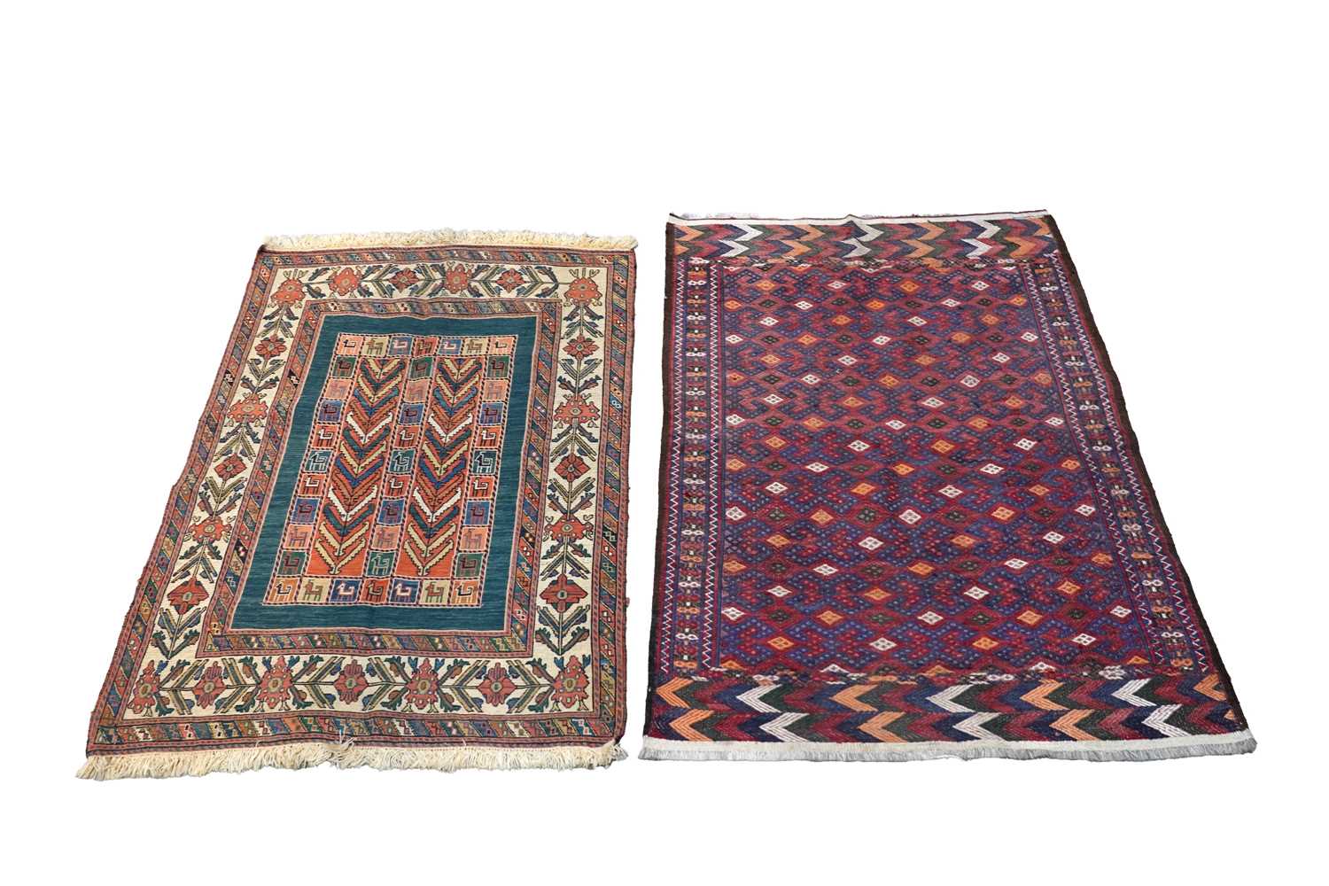 Lot 156 - A Senet-style Kilim rug