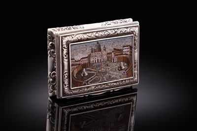 Lot 288 - A William IV Scottish silver snuff box