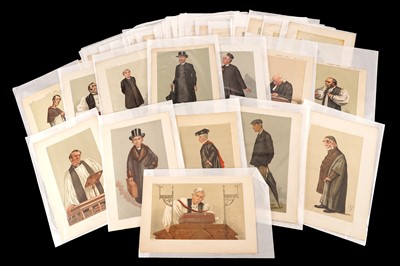 Lot 74 - A selection of 'Teachers and Clergymen' Vanity Fair prints