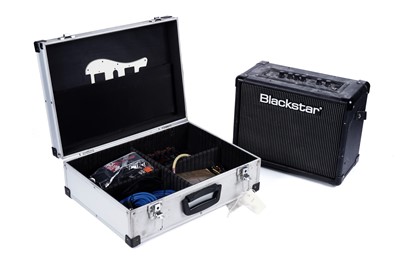 Lot 335 - A Blackstar Stereo 20 Nova Delay pedal; and other guitar accessories