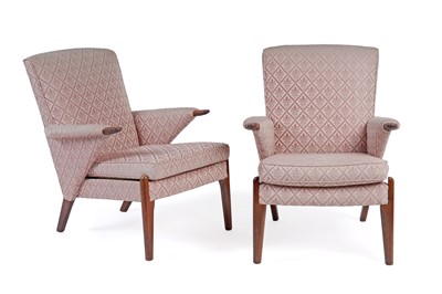 Lot 34 - Parker Knoll: a pair of model ‘PK600/6’ armchairs