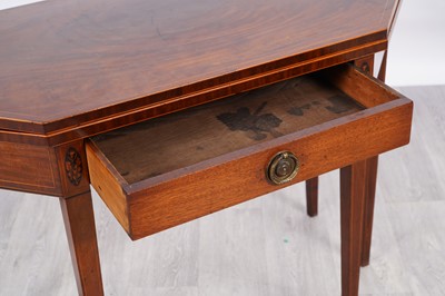 Lot 23 - A George III mahogany tea table