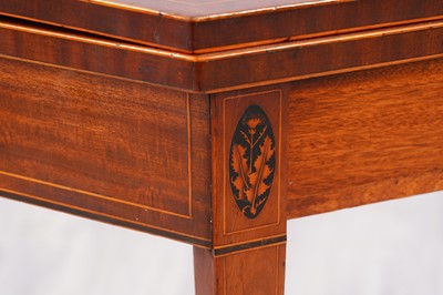 Lot 23 - A George III mahogany tea table