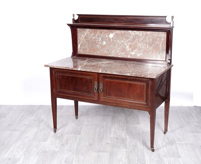 Lot 56 - Robson and Sons Ltd, Newcastle on Tyne: an Edwardian mahogany wash stand