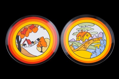 Lot 245 - Eight Wedgwood ‘Clarice Cliff Bizarre World of Clarice Cliff’ plates
