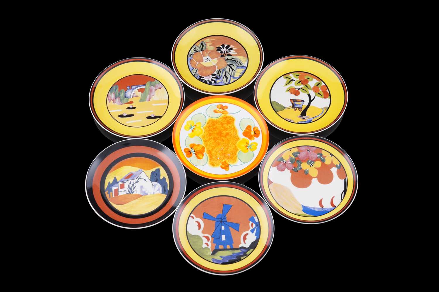 Lot 246 - Seven Wedgewood plates