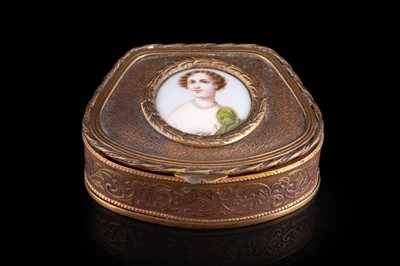 Lot 231 - Two 19th Century French ormolu mounted trinket boxes
