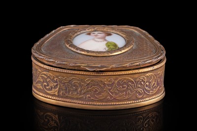 Lot 231 - Two 19th Century French ormolu mounted trinket boxes