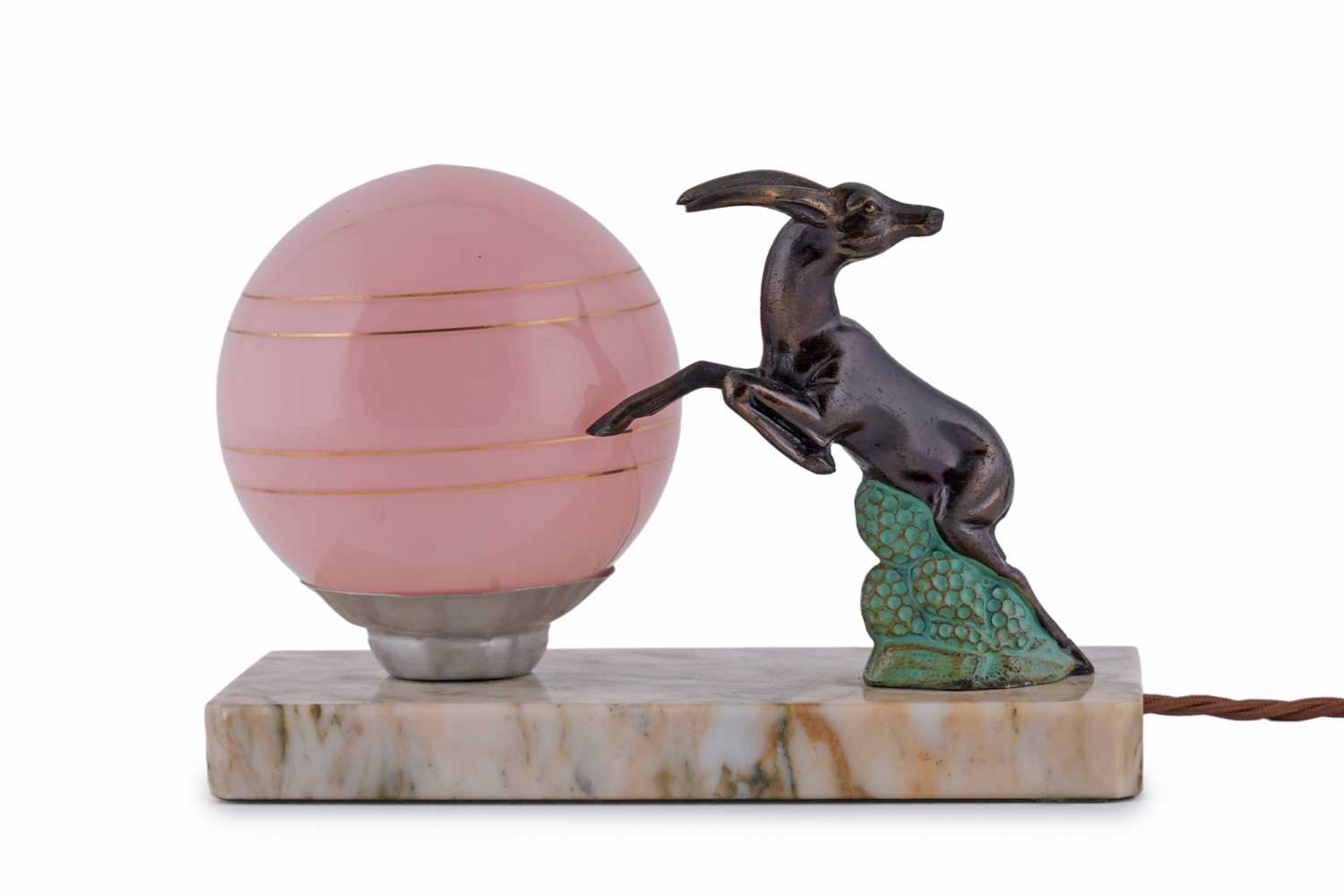 Lot 196 - A French Art Deco lamp