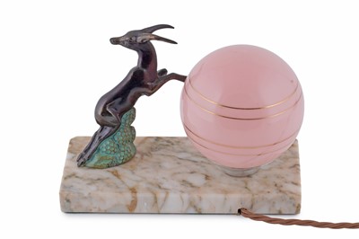 Lot 196 - A French Art Deco lamp
