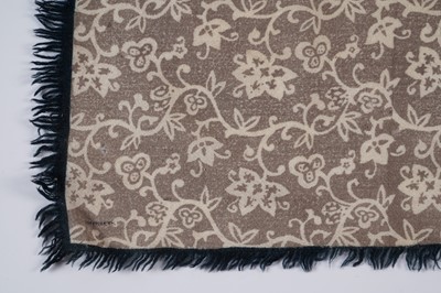 Lot 10 - John Tunnard - Two scarves | hand blocked on wool