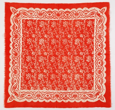Lot 10 - John Tunnard - Two scarves | hand blocked on wool