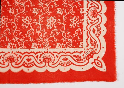 Lot 10 - John Tunnard - Two scarves | hand blocked on wool