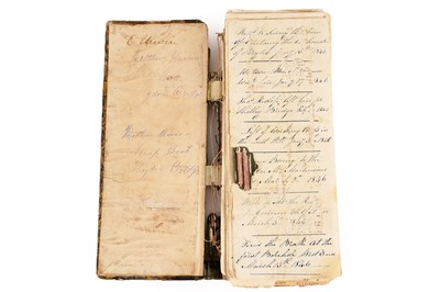 Lot 166 - An interesting 19th Century ledger