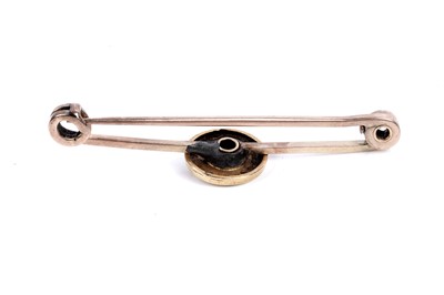 Lot 67 - Two late Victorian Etruscan inspired brooches