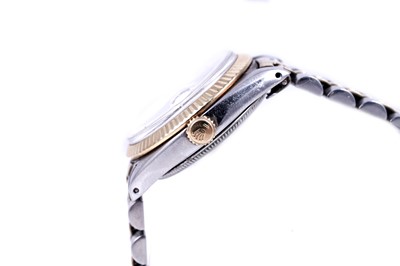 Lot 405 - Rolex Oyster Perpetual Datejust: a stainless steel cased automatic wristwatch