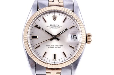 Lot 405 - Rolex Oyster Perpetual Datejust: a stainless steel cased automatic wristwatch