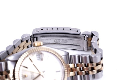 Lot 405 - Rolex Oyster Perpetual Datejust: a stainless steel cased automatic wristwatch