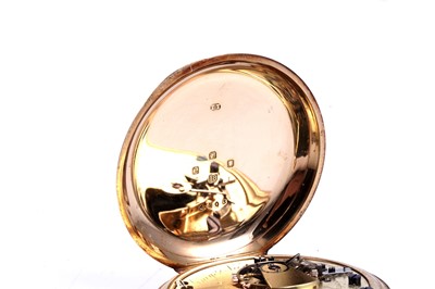Lot 426 - Army & Navy Co-Operative Society Ltd 18ct yellow gold half-hunter pocket watch