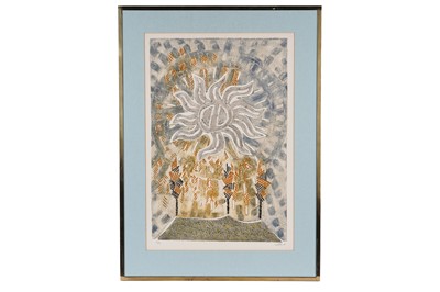Lot 628 - Marc-Antoine Bissière - Soleil Jouffleu | woodcut