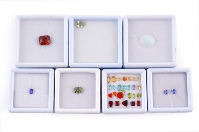 Lot 415 - A selection of cut gemstones