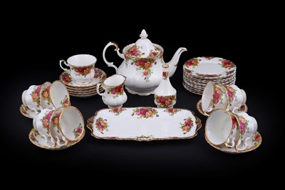 Lot 251 - A Royal Albert 'Old Country Roses' tea service