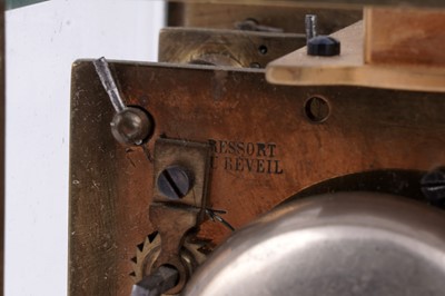 Lot 457 - A late 19th Century brass carriage clock by Japy Freres & Cie