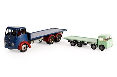 Lot 164 - A Shackleton Toys diecast clockwork; and a Spot-On 1/42 scale E.R.F. 68G