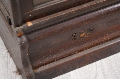 Lot 1 - Globe Wernicke Co, London: an oak sectional bookcase