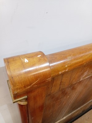 Lot 19 - A late 19th Century continental empire-style single bed