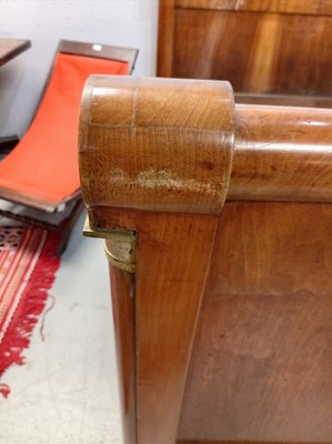 Lot 19 - A late 19th Century continental empire-style single bed