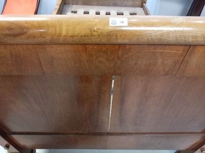 Lot 19 - A late 19th Century continental empire-style single bed