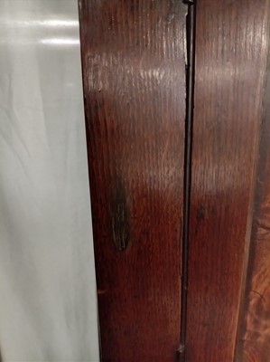 Lot 47 - A Georgian Welsh oak cupboard or deuddarn