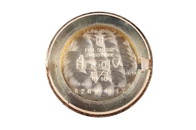 Lot 419 - Longines: an 18ct yellow gold lady's manual wind cocktail watch