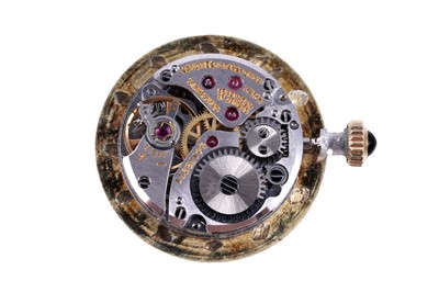 Lot 419 - Longines: an 18ct yellow gold lady's manual wind cocktail watch