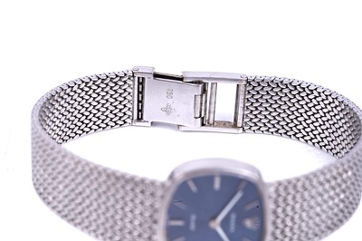 Lot 404 - Rolex Orchid: an 18ct white gold cased manual wind cocktail watch