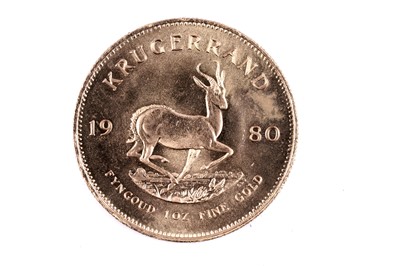 Lot 153 - A South Africa (Suid-Afrika) Krugerrand 1oz fine gold coin, and pendant mount