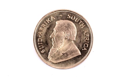 Lot 153 - A South Africa (Suid-Afrika) Krugerrand 1oz fine gold coin, and pendant mount