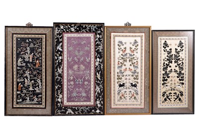 Lot 314 - Four 20th Century needlework panels