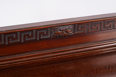 Lot 97 - An Edwardian mahogany chest of four long drawers