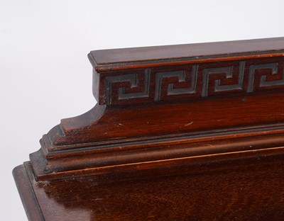 Lot 97 - An Edwardian mahogany chest of four long drawers