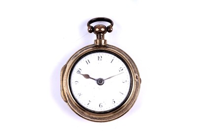 Lot 438 - John Perigal, London: a gilt pair cased pocket watch