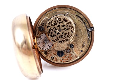 Lot 438 - John Perigal, London: a gilt pair cased pocket watch