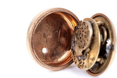 Lot 438 - John Perigal, London: a gilt pair cased pocket watch